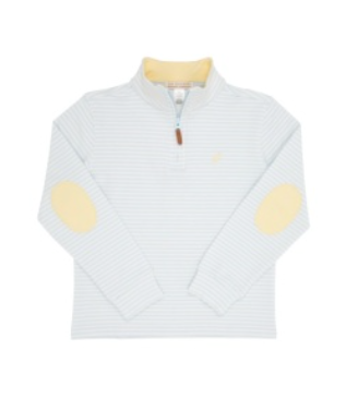 Hayword Half-Zip Buckhead Blue Stripe/Bellport Butter Yellow