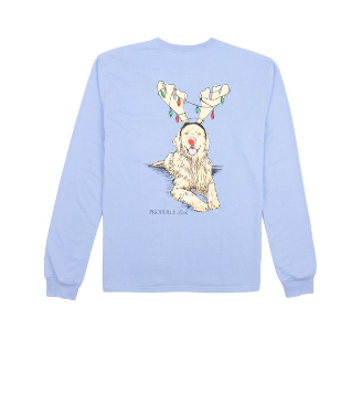 Boys Golden Holiday LS -Light Blue