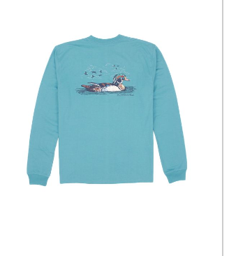 Boys Wood Duck LS -Emerald