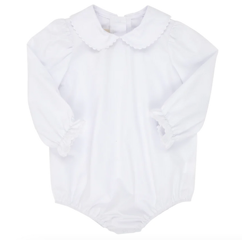Maudes Peter PanShirt LS-RicRac Worth Avenue White