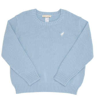 Isaac's Sweater Barrington Blue/Palmetto Pearl
