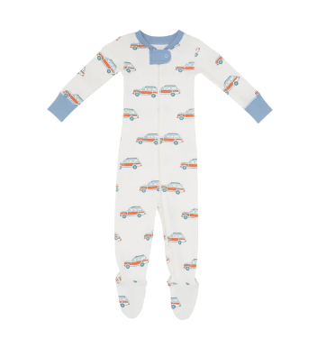 Knox`s Night Night Footed Windsor Wagon/Barrington Blue