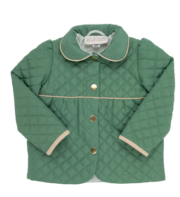 Carlyle Quilted Coat Gallatin Green/Keeneland Khaki
