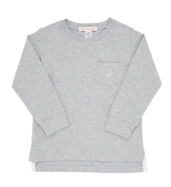 LS Carter Crewneck-PocketStork Gratz Park Gray