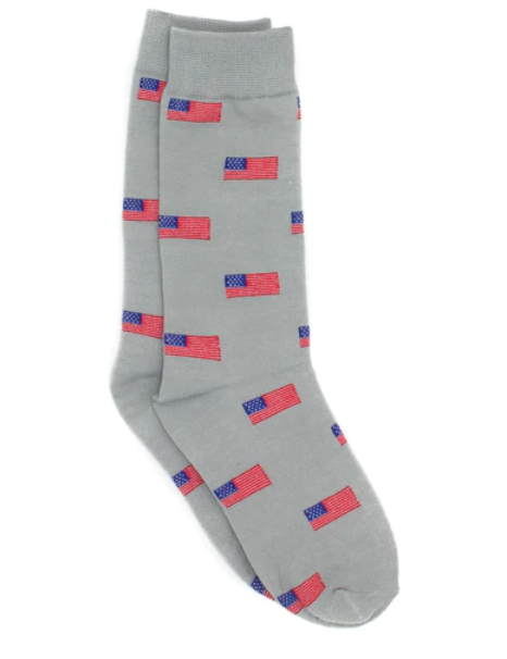 Lucky duck sock American Flag