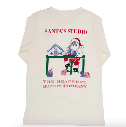 LS Sir Proper's T-Shirt Palmetto Pearl/Santas Studio
