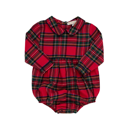 Long Sleeve Bradford Bubble - Flannel Society Prep Plaid/Nantucket Navy