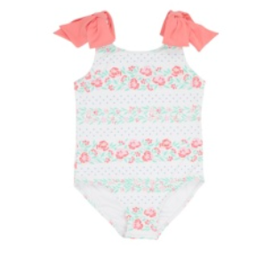 Edisto Beach Bathing Suit Gasparilla Garlands/Parrot Cay Coral