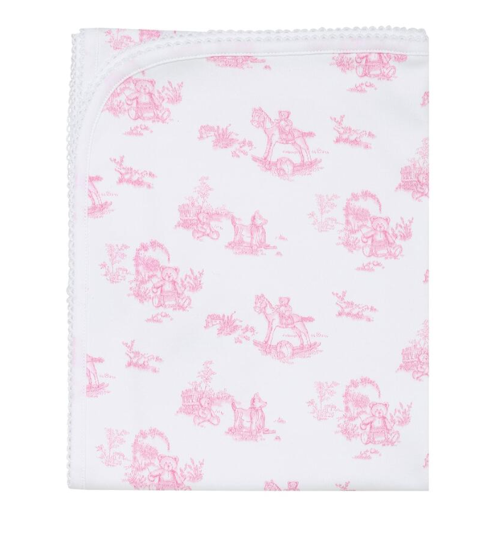 Pink Toile Blanket