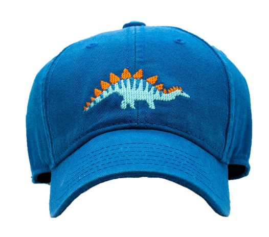 Stegosaurus on Cobalt Baseball Hat