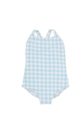 Taylor Bay Bathing Suit Buckhead Blue Gingham