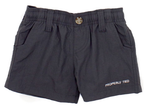 Boys Mallard Short Charcoal