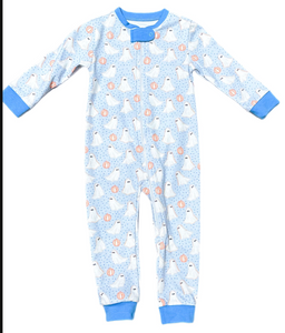 *PRE SALE* Ghost Zip Up Jammies Boy