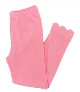 Pink Scallop Legging