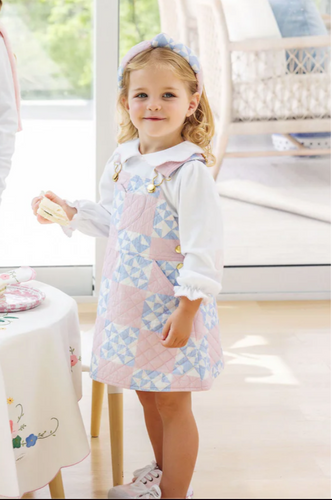 Channing Choo Choo Overalls Cobble Court Quilt