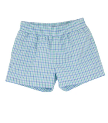 Sheffield Short Sunrise Blvd. Blue & Turks Teal Chandler Check
