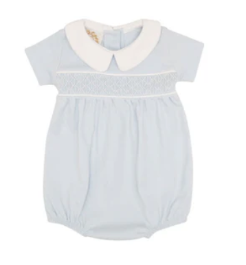 Short Sleeve Banbury Bubble Buckhead Blue