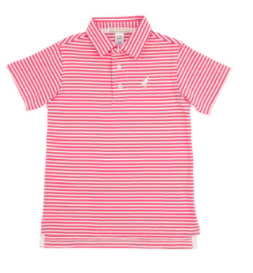 Prim & Proper Polo Palm Springs Punch Stripe
