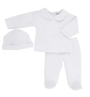 Hart's Hold Me Set (Pima Jacquard) Worth Avenue White