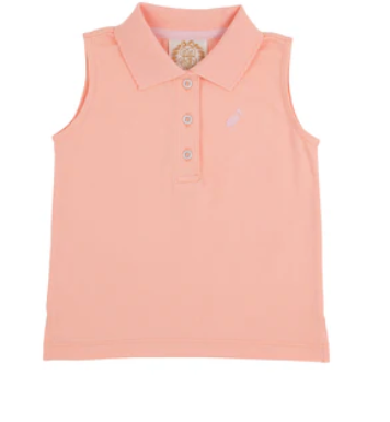 Sleeveless Anna Price Polo Pompano Peach