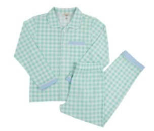 Locks LittleMan Set Grace Bay Green Gingham/Beale St Blue/Worth Ave White