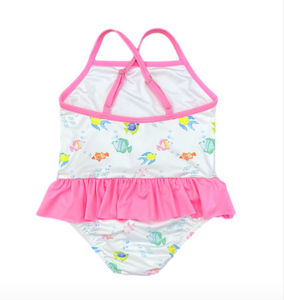 *Pre Sale* Lainey Swim (One Piece swim with pink skirt)