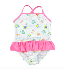 Load image into Gallery viewer, *Pre Sale* Lainey Swim (One Piece swim with pink skirt)