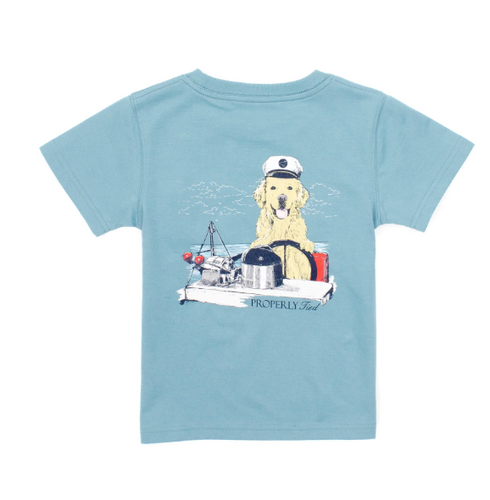 Boys Golden Captain SS Coastal Sky