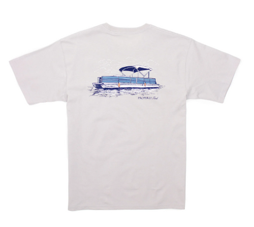 Boys Party Barge SS Ice Grey