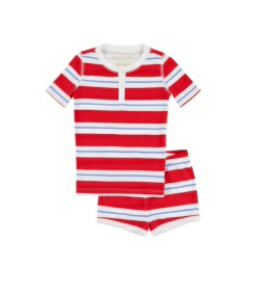Sutton's Short Set Richmond Red Worth Ave White and Barbados Blue Stripe