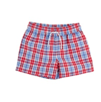 Tortola Swim Trunks Lawn Party Plaid