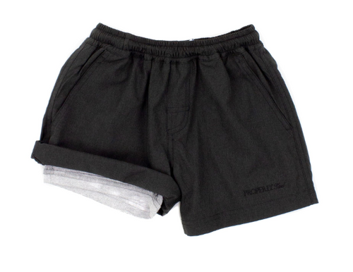 Boys Ace Short Pitch Black (compression)