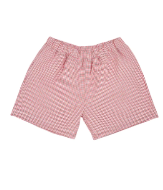 Shelton Shorts Richmond Red Windowpane