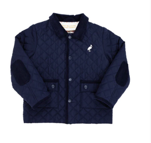 Caldwell quilted coat Nantucket Navy
