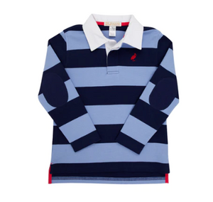 Rollins Rugby Shirt Navy/Park City Periwinkle