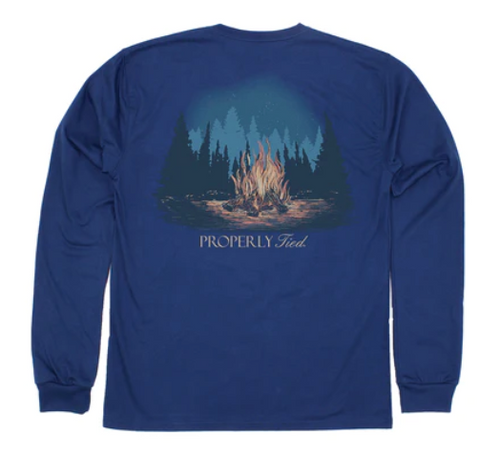 Campfires LS River Blue