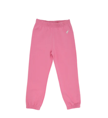 Gates Sweeney Sweatpant - Pima Hamptons Hot Pink/Worth Ave White