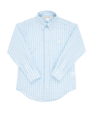 Dean's List Dress Shirt Buckhead Blue Gingham