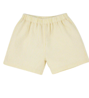 Shelton Shorts -Seaside Sunny Yellow Seersucker