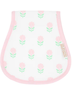Oopsie Daisy Burp Cloth Flowers For Friends/Palm Beach Pink