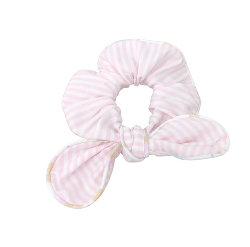 Pink Stripe Scrunchie